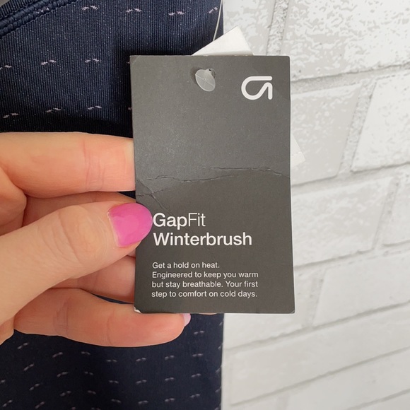 Gap Fit Navy Winterbrush 7/8 Legging *TALL - Picture 8 of 14